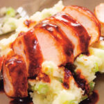 Balsamic Glazed Chicken with Spring Onion Mash