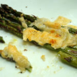 New season asparagus and grilled goats cheese New season asparagus and grilled goats cheese