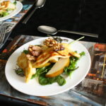 Celebrate summer with Annabel’s Pear, Walnut and Haloumi Salad