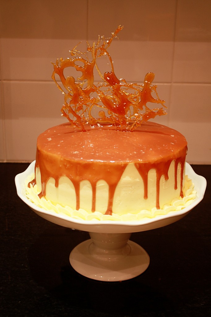 Salted Caramel Cake Olivia Halliwell Recipes For Food Lovers