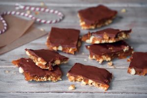 Peanut chocolate butter toffee